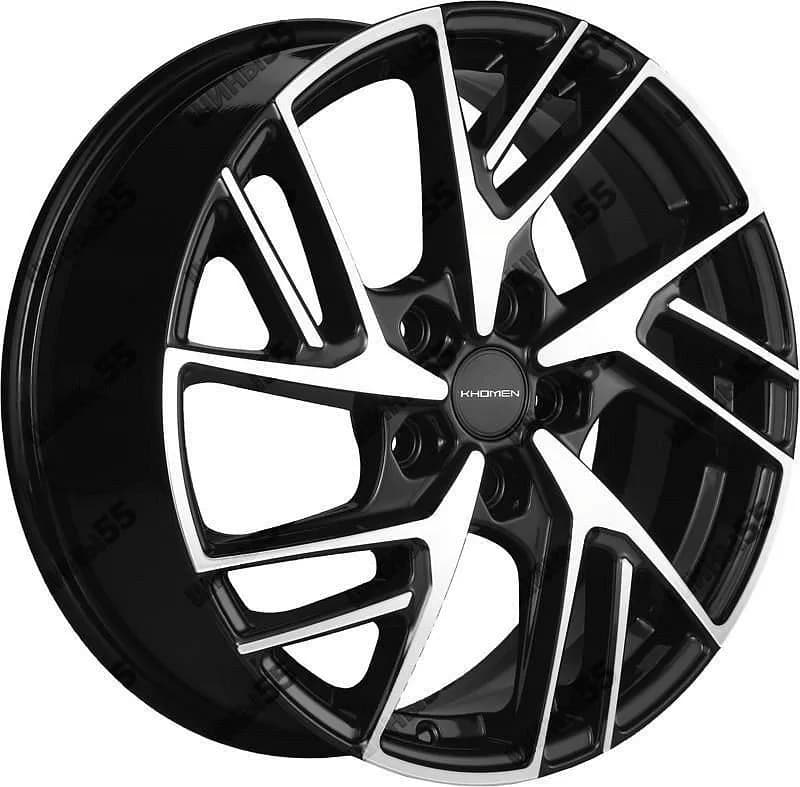 Диск Khomen Wheels KHW1722 (Elantra/i30) 6,5x17 5x114,3 ET46 67,1 Black-FP