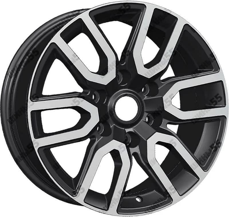 Диск Khomen Wheels KHW1723 (Hyundai H-1/Staria) 8x17 6x139,7 ET50 92,5 Black-FP