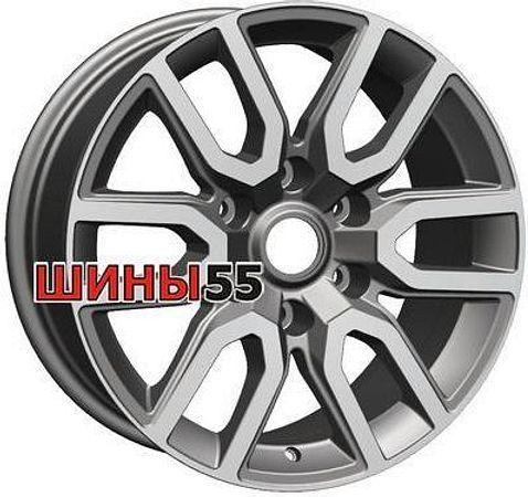 Диск Khomen Wheels KHW1723 (Toyota LC Prado/Lexus GX) 8x17 6x139,7 ET25 106,1 Gray-FP