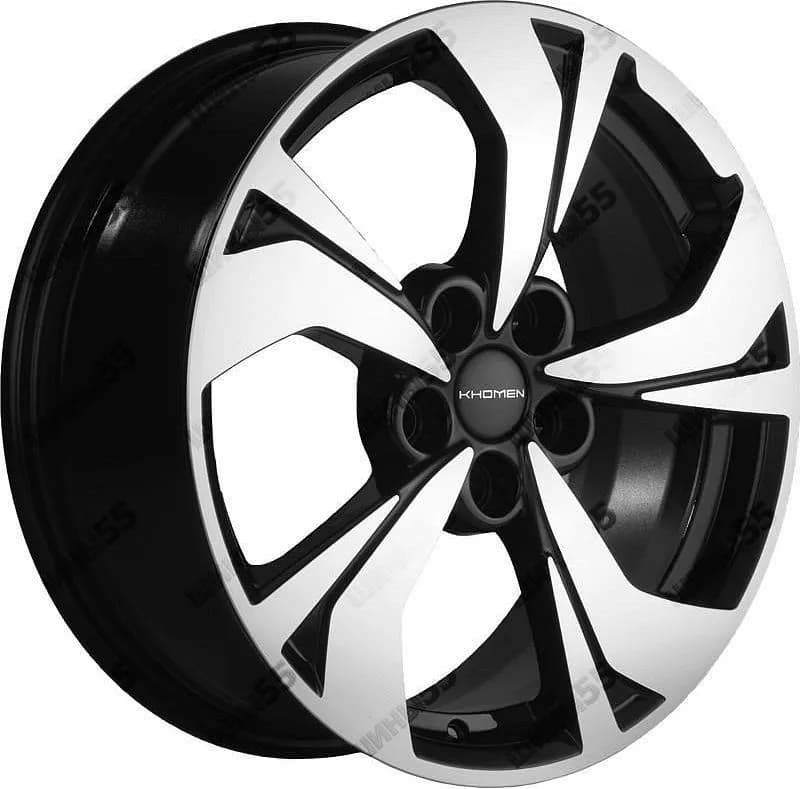 Диск Khomen Wheels KHW1724 (Nissan Juke) 7x17 5x114,3 ET35 66,1 Black-FP