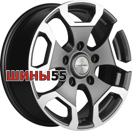 Диск Khomen Wheels KHW1725 (Niva Travel/Legend) 6,5x17 5x139,7 ET40 98,5 Gray-FP