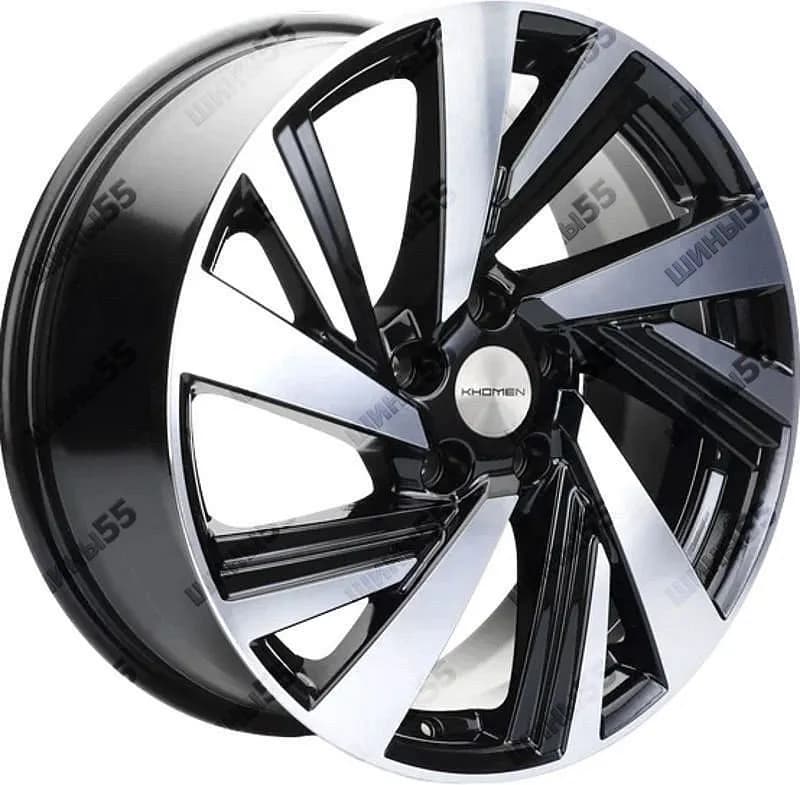 Диск Khomen Wheels KHW1801 (Chery Tiggo) 7,5x18 5x108 ET40 60,1 Black-FP