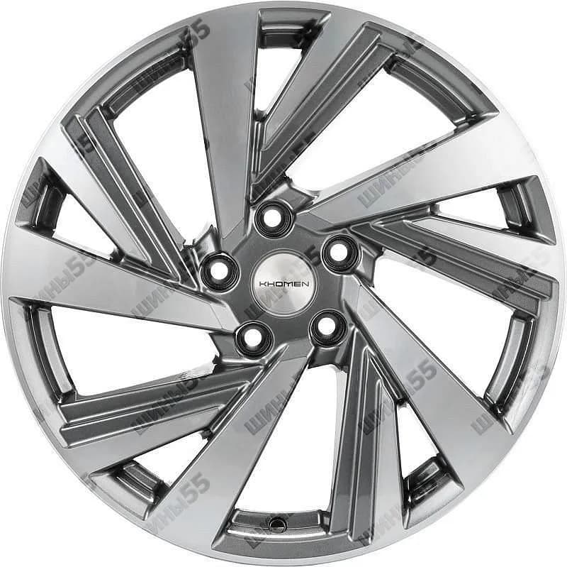 Диск Khomen Wheels KHW1801 (Outlander) 7,5x18 5x114,3 ET38 67,1 Gray-FP