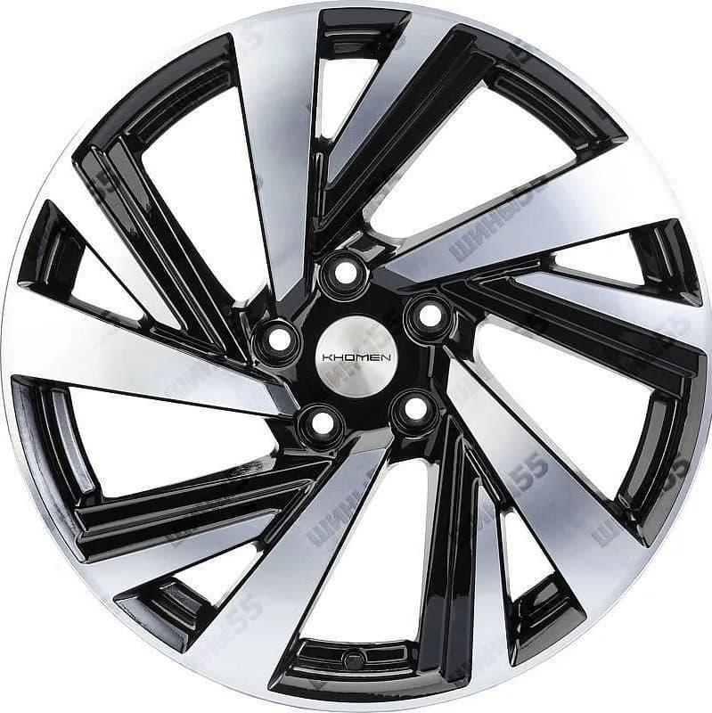 Диск Khomen Wheels KHW1801 (Xceed/CX-3/5) 7,5x18 5x114,3 ET45 67,1 Black-FP