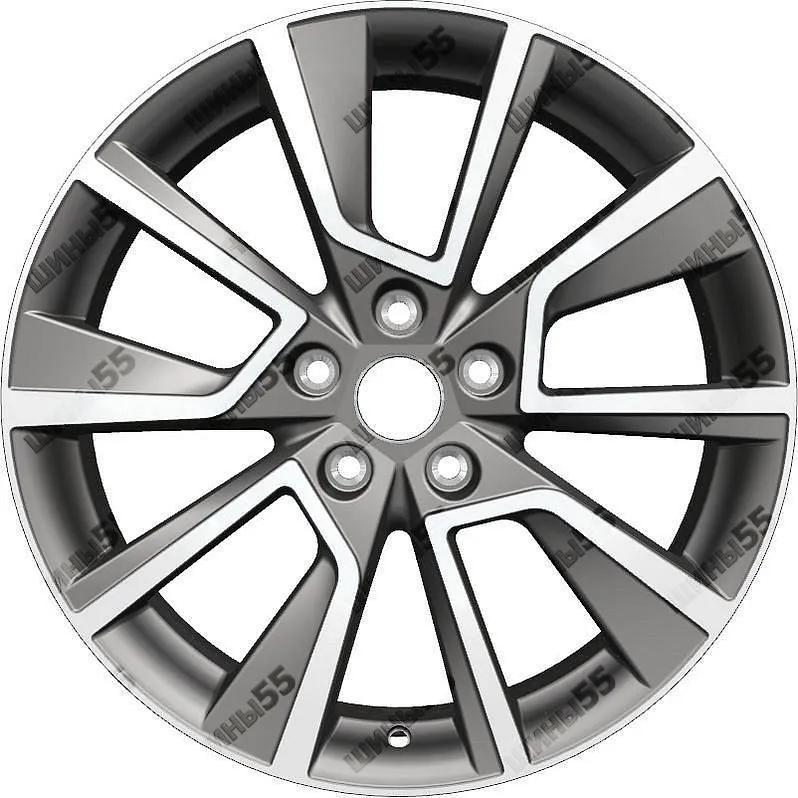 Диск Khomen Wheels KHW1802 (Kodiaq/Tiguan) 7x18 5x112 ET43 57,1 Gray-FP
