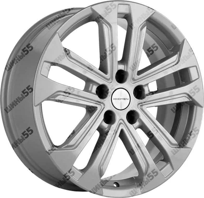Диск Khomen Wheels KHW1803 (Chery Tiggo 4/Tiggo 7 Pro) 7x18 5x108 ET33 60,1 F-Silver