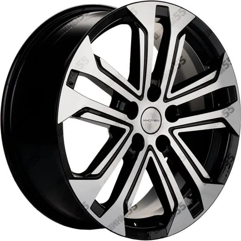 Диск Khomen Wheels KHW1803 (CS35/CS35 Plus) 7x18 5x110 ET50 63,3 Black-FP