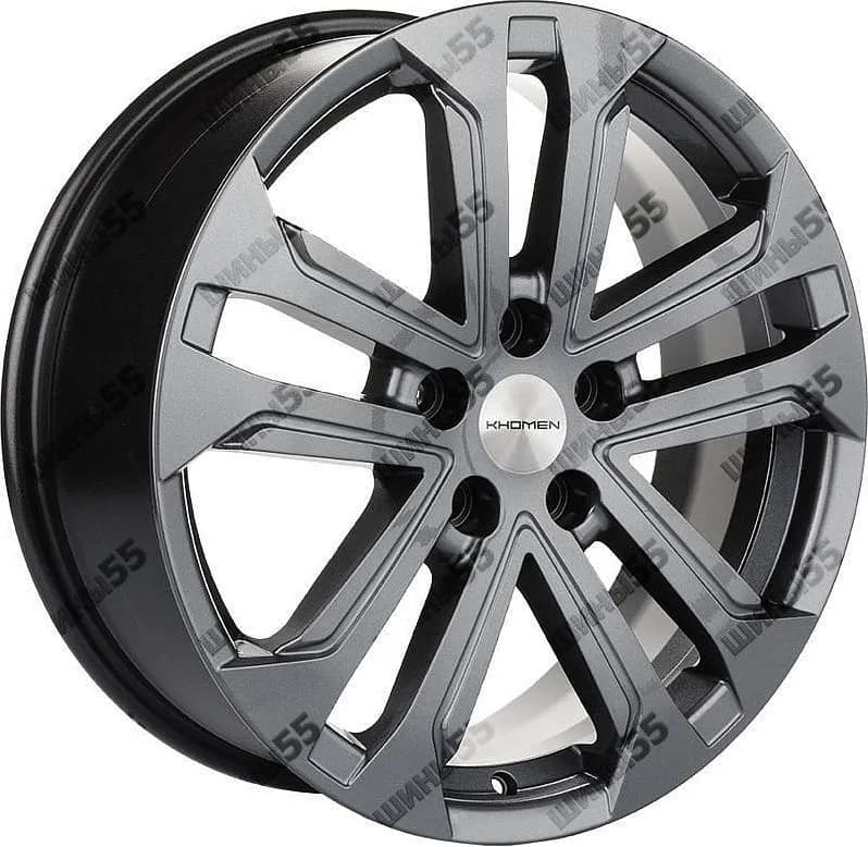 Диск Khomen Wheels KHW1803 (Karoq) 7x18 5x112 ET45 57,1 Gray