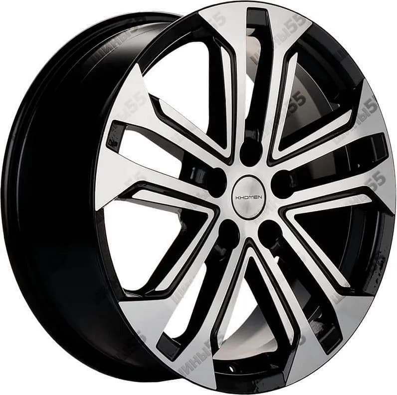 Диск Khomen Wheels KHW1803 (OMODA C5) 7x18 5x108 ET33 60,1 Black-FP