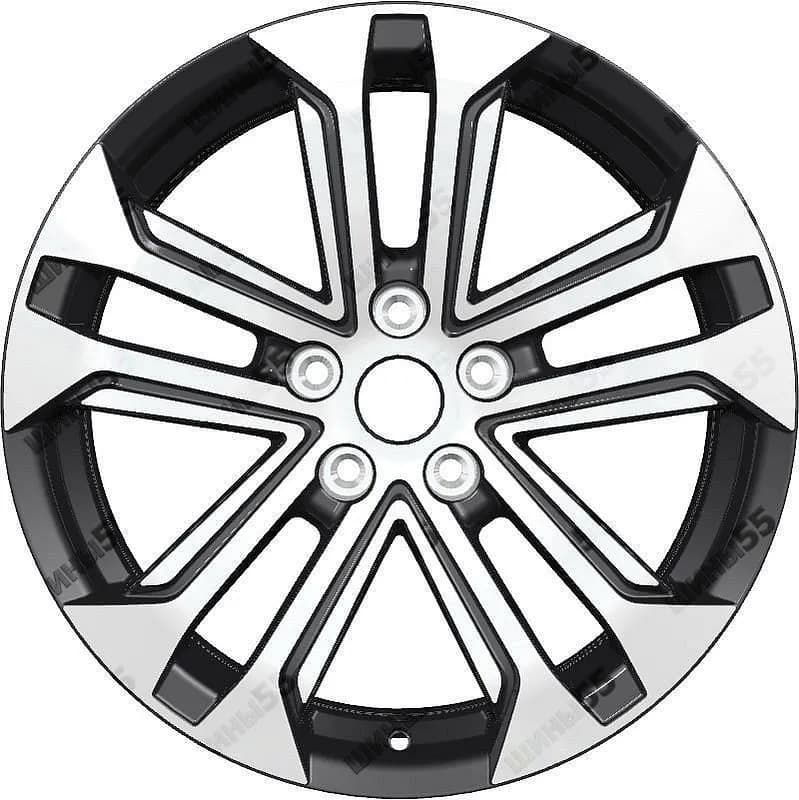 Диск Khomen Wheels KHW1803 (Teana/X-trail/Juke) 7x18 5x114,3 ET45 66,1 Black-FP