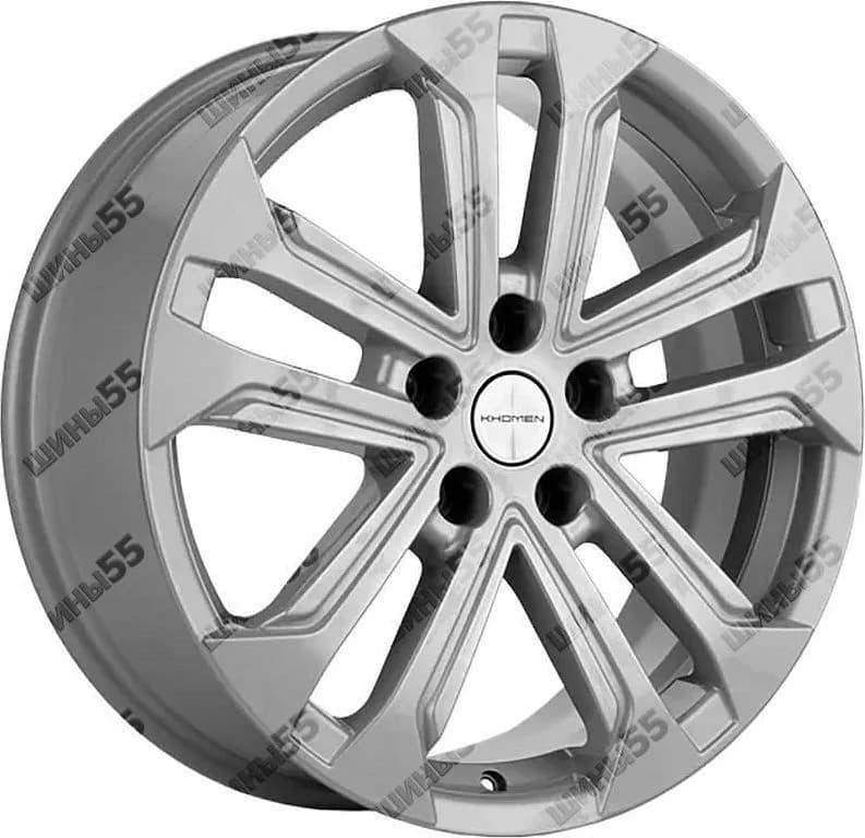 Диск Khomen Wheels KHW1803 (Tugella) 7x18 5x108 ET46 63,4 F-Silver