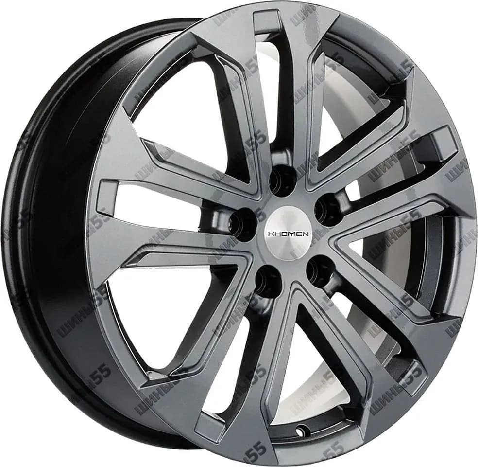 Диск Khomen Wheels KHW1803 (Tugella) 7x18 5x108 ET46 63,4 Gray