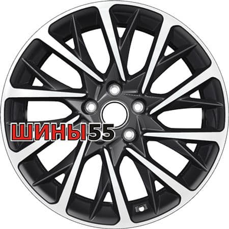 Диск Khomen Wheels KHW1804 (Camry) 7,5x18 5x114,3 ET45 60,1 Black-FP