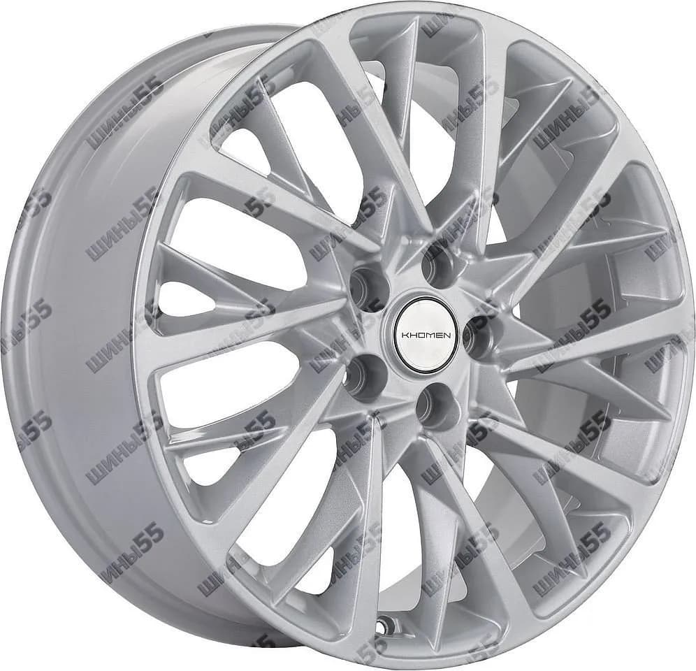 Диск Khomen Wheels KHW1804 (Chery Tiggo 8/8 Pro) 7,5x18 5x108 ET47 60,1 F-Silver