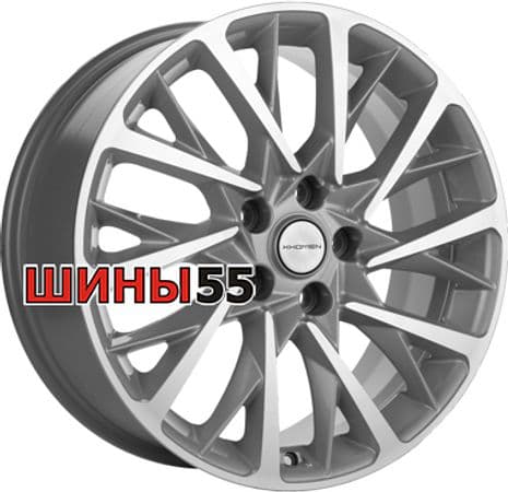 Диск Khomen Wheels KHW1804 (Geely Atlas/Atlas Pro/Lifan Myway) 7,5x18 5x114,3 ET45 60,1 F-Silver-FP