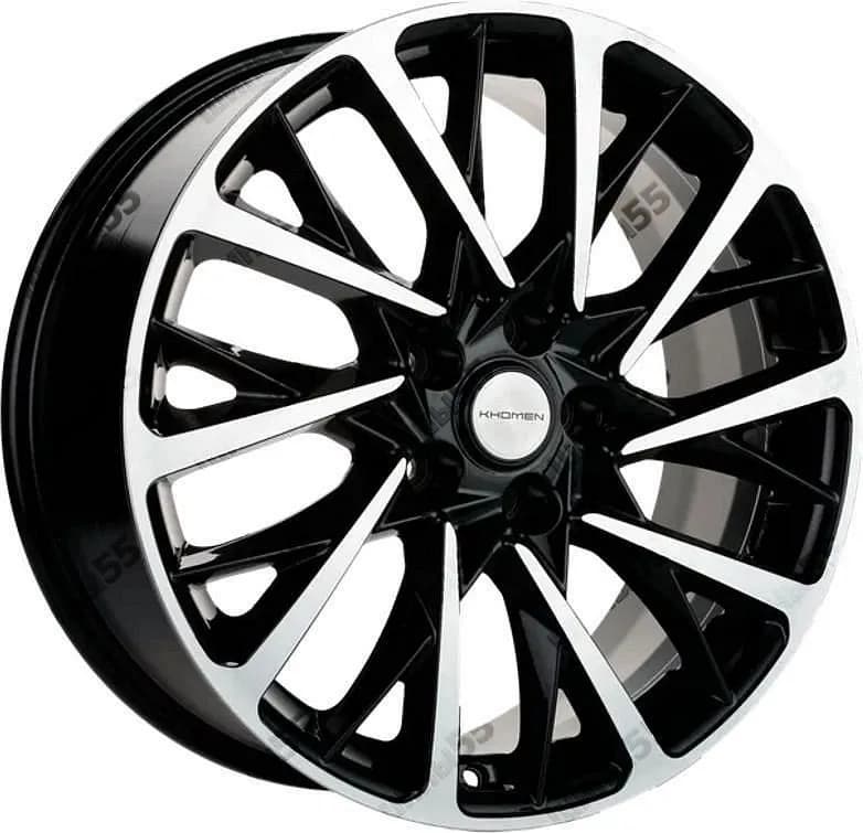 Диск Khomen Wheels KHW1804 (Haval F7/F7x) 7,5x18 5x114,3 ET40 64,1 Black-FP