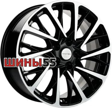 Диск Khomen Wheels KHW1804 (Jac/Москвич 3) 7,5x18 5x108 ET40 54,1 Black-FP
