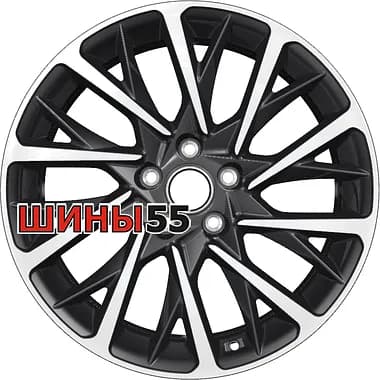Диск Khomen Wheels KHW1804 (Kuga) 7,5x18 5x108 ET52,5 63,3 Black-FP