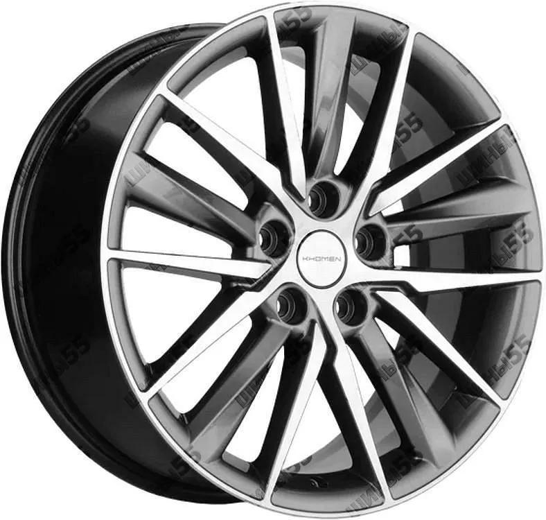 Диск Khomen Wheels KHW1807 (Tugella/Jaguar XF/F-Pace) 8x18 5x108 ET46 63,4 Gray-FP