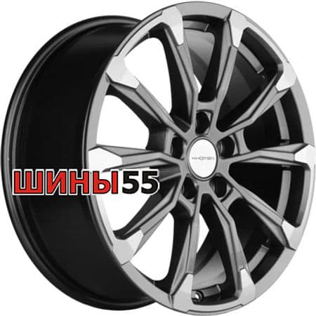 Диск Khomen Wheels KHW1808 (Kodiaq/Tiguan) 7,5x18 5x112 ET43 57,1 Gray-FP