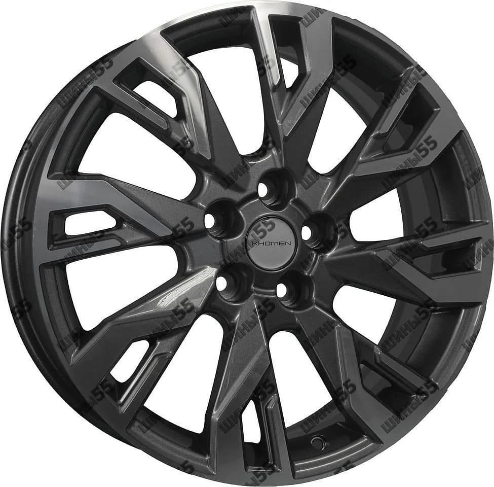 Диск Khomen Wheels KHW1809 (Changan CS55/CS75) 7x18 5x114,3 ET45 60,1 Gray-FP
