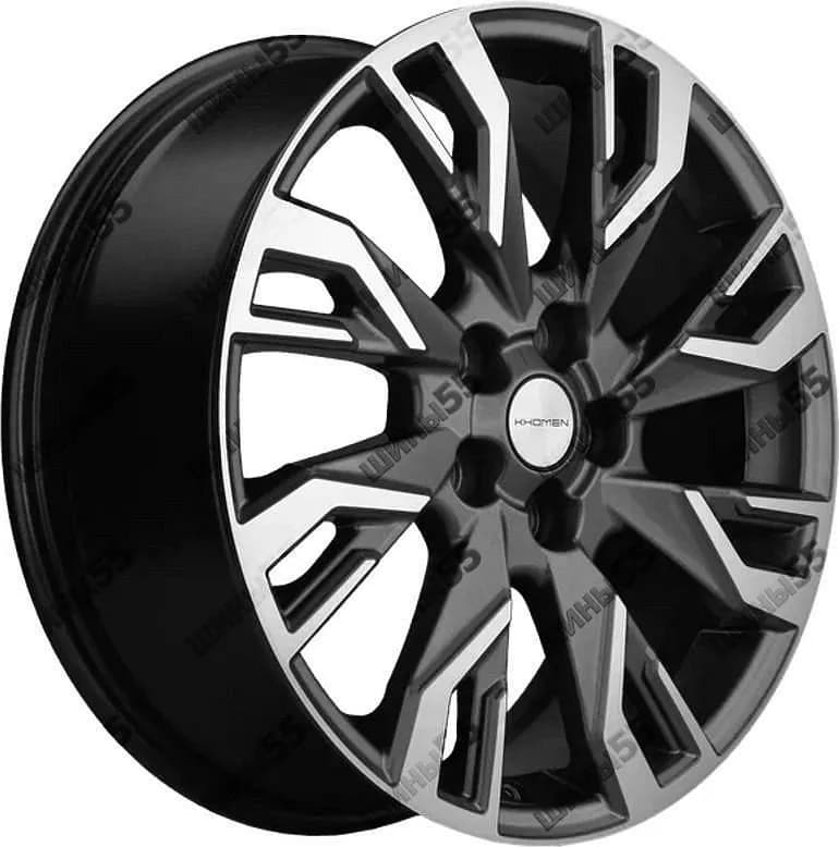 Диск Khomen Wheels KHW1809 (Chery Tiggo 4/Tiggo 7 Pro) 7x18 5x108 ET33 60,1 Gray-FP
