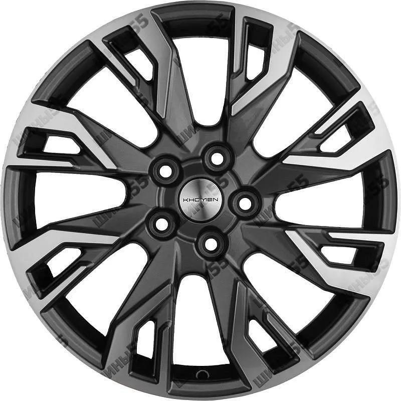 Диск Khomen Wheels KHW1809 (Dongfeng 580/DFSK 500) 7x18 5x110 ET35 67,1 Gray-FP