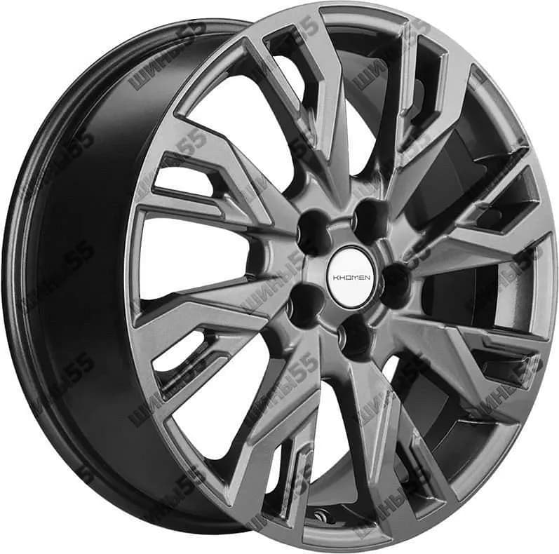 Диск Khomen Wheels KHW1809 (Geely Coolray) 7x18 5x114,3 ET53 54,1 Gray