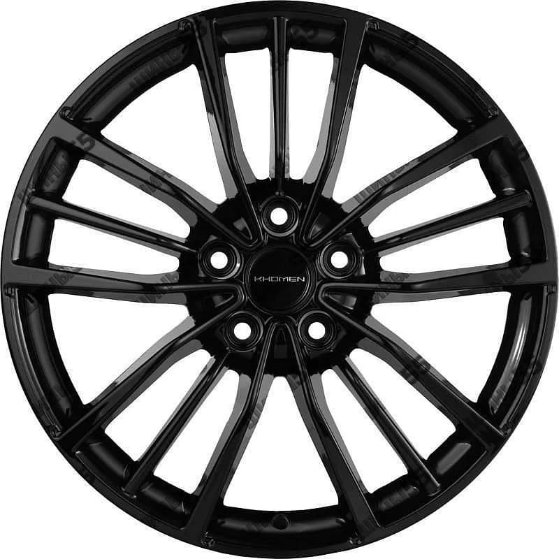 Диск Khomen Wheels KHW1812 (Geely Coolray) 7x18 5x114,3 ET53 54,1 Black