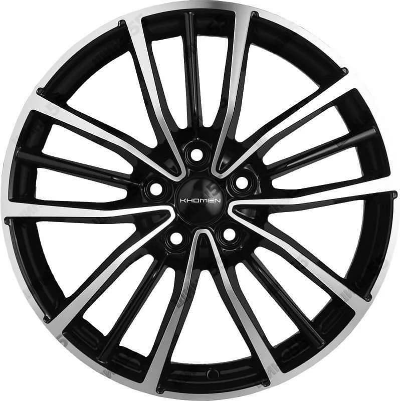Диск Khomen Wheels KHW1812 (Kodiaq/Tiguan/Audi Q3) 7x18 5x112 ET43 57,1 Black-FP