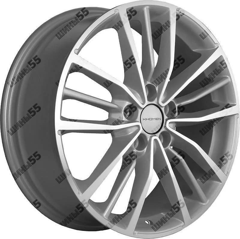 Диск Khomen Wheels KHW1812 (Kodiaq/Tiguan/Audi Q3) 7x18 5x112 ET43 57,1 F-Silver-FP