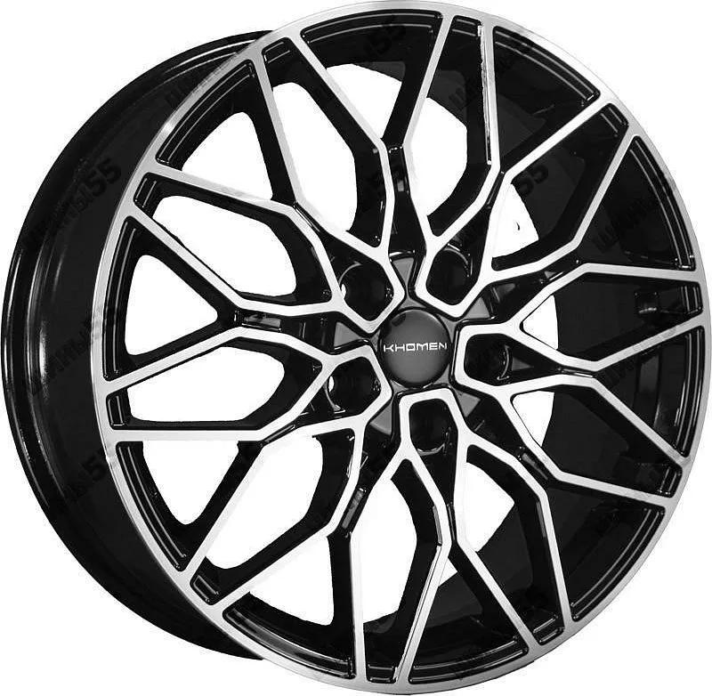 Диск Khomen Wheels KHW1813 (Changan/Geely/Lexus/Suzuki/Toyota) 7x18 5x114,3 ET35 60,1 Black-FP