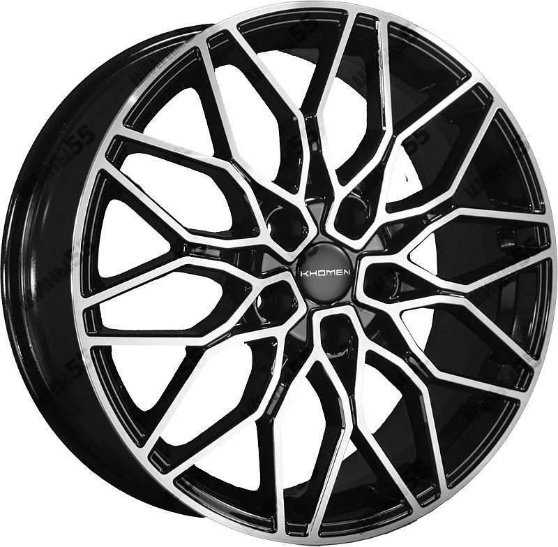 Диск Khomen Wheels KHW1813 (Geely Monjaro/Tugella) 7x18 5x108 ET46 63,4 Black-FP