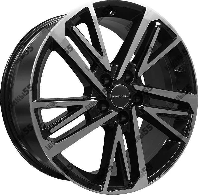 Диск Khomen Wheels KHW1815 (Passat) 8x18 5x112 ET48 57,1 Black-FP