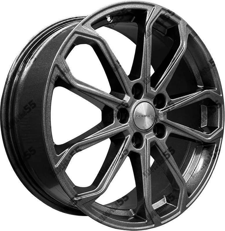 Диск Khomen Wheels KHW1816 (Chery Tiggo 7 (Pro/Pro Max)) 7x18 5x108 ET33 60,1 Gray