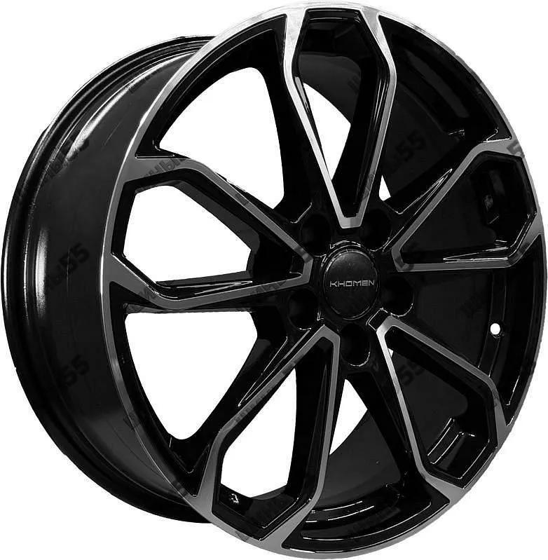 Диск Khomen Wheels KHW1816 (Outlander) 7x18 5x114,3 ET38 67,1 Black-FP