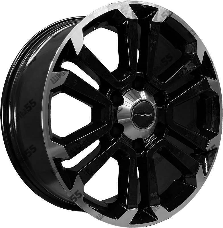 Диск Khomen Wheels KHW1817 (Great Wall POER) 7,5x18 6x139,7 ET42 100,1 Black-FP
