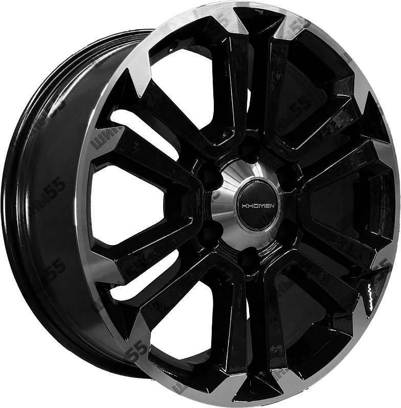 Диск Khomen Wheels KHW1817 (LC Prado) 7,5x18 6x139,7 ET25 106,1 Black-FP