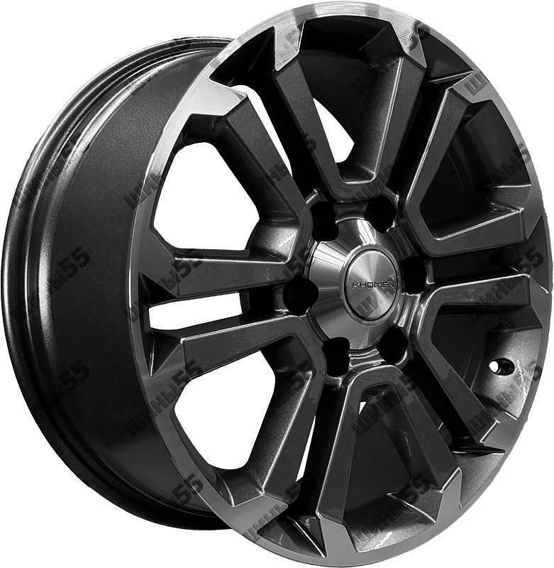 Диск Khomen Wheels KHW1817 (LC Prado) 7,5x18 6x139,7 ET25 106,1 Gray-FP