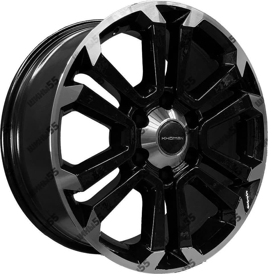 Диск Khomen Wheels KHW1817 (Pajero) 7,5x18 6x139,7 ET46 67,1 Black-FP