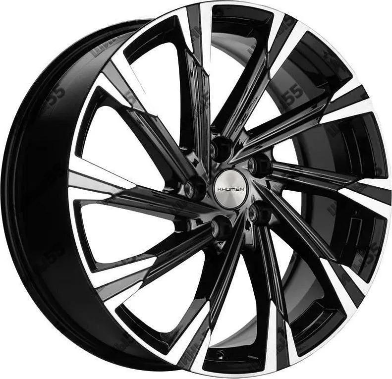 Диск Khomen Wheels KHW1901 (Chery Tiggo 7 Pro) 7,5x19 5x108 ET33 60,1 Black-FP