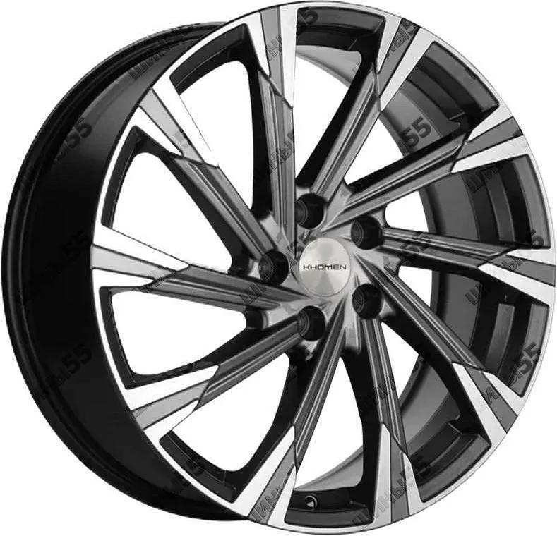 Диск Khomen Wheels KHW1901 (Chery Tiggo 7 Pro) 7,5x19 5x108 ET33 60,1 Gray-FP