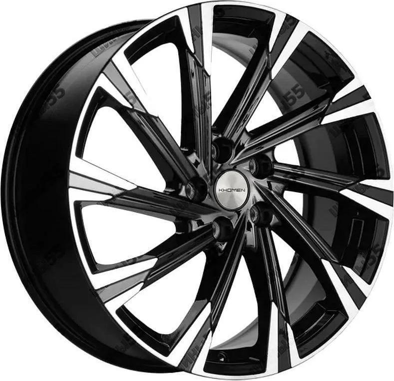 Диск Khomen Wheels KHW1901 (Chery Tiggo 8) 7,5x19 5x108 ET47 60,1 Black-FP
