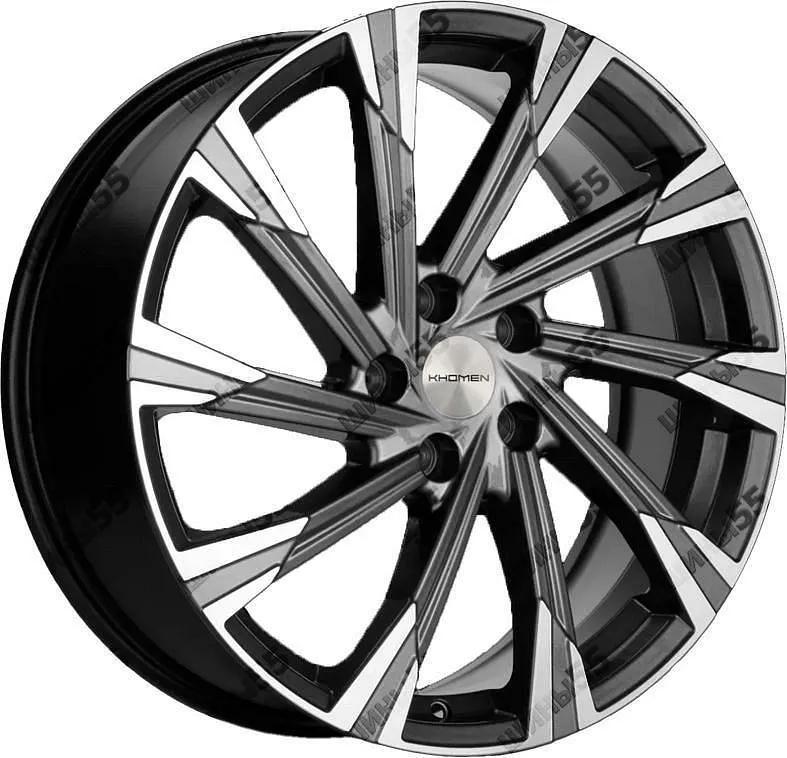 Диск Khomen Wheels KHW1901 (Tugella) 7,5x19 5x108 ET46 63,4 Gray-FP