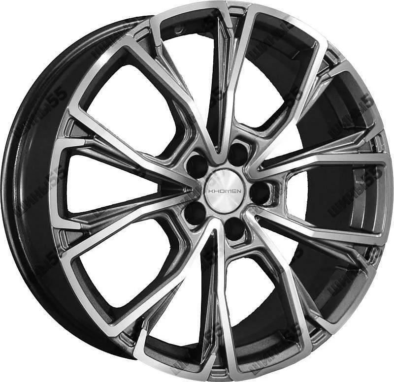 Диск Khomen Wheels KHW1907 (Geely Monjaro/Tugella) 7,5x19 5x108 ET46 63,4 Gray-FP