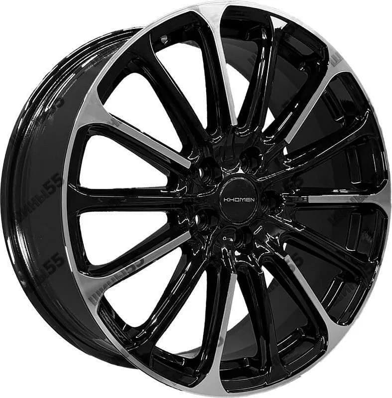 Диск Khomen Wheels KHW1910 (NX/RAV4) 7,5x19 5x114,3 ET40 60,1 Black-FP