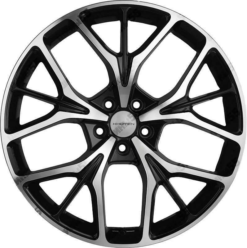Диск Khomen Wheels KHW2012 (Geely Monjaro (KX11)) 8x20 5x108 ET46 63,4 Black-FP