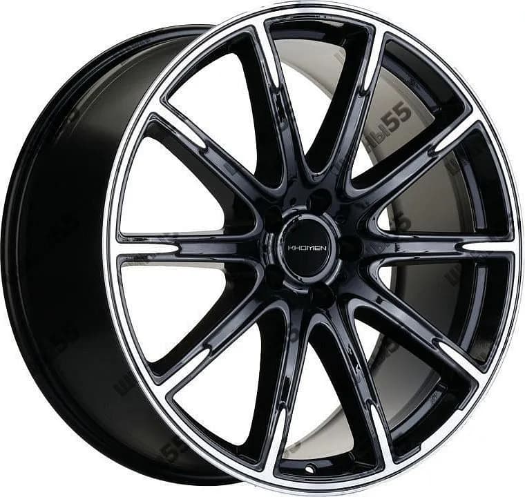 Диск Khomen Wheels KHW2102 (GLS/GLE) 9,5x21 5x112 ET45 66,6 Black-FP