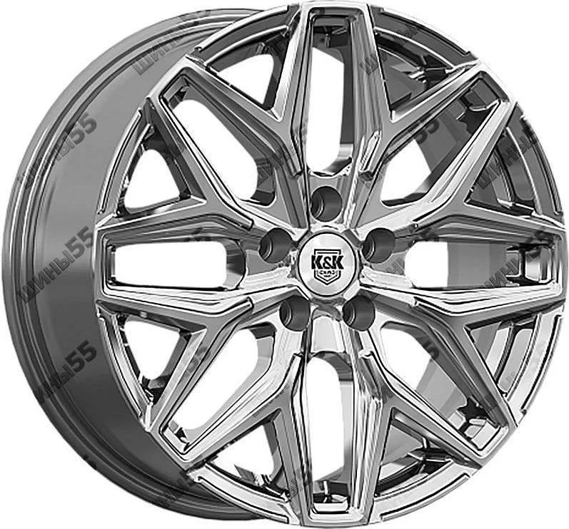 Диск K&K Ариус (КС1187) 7x17 5x112 ET40 57,1 Дарк платинум