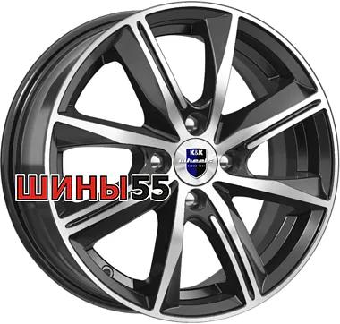 Диск K&K Арнар (КС890) 6x15 4x100 ET45 67,1 Алмаз черный SK